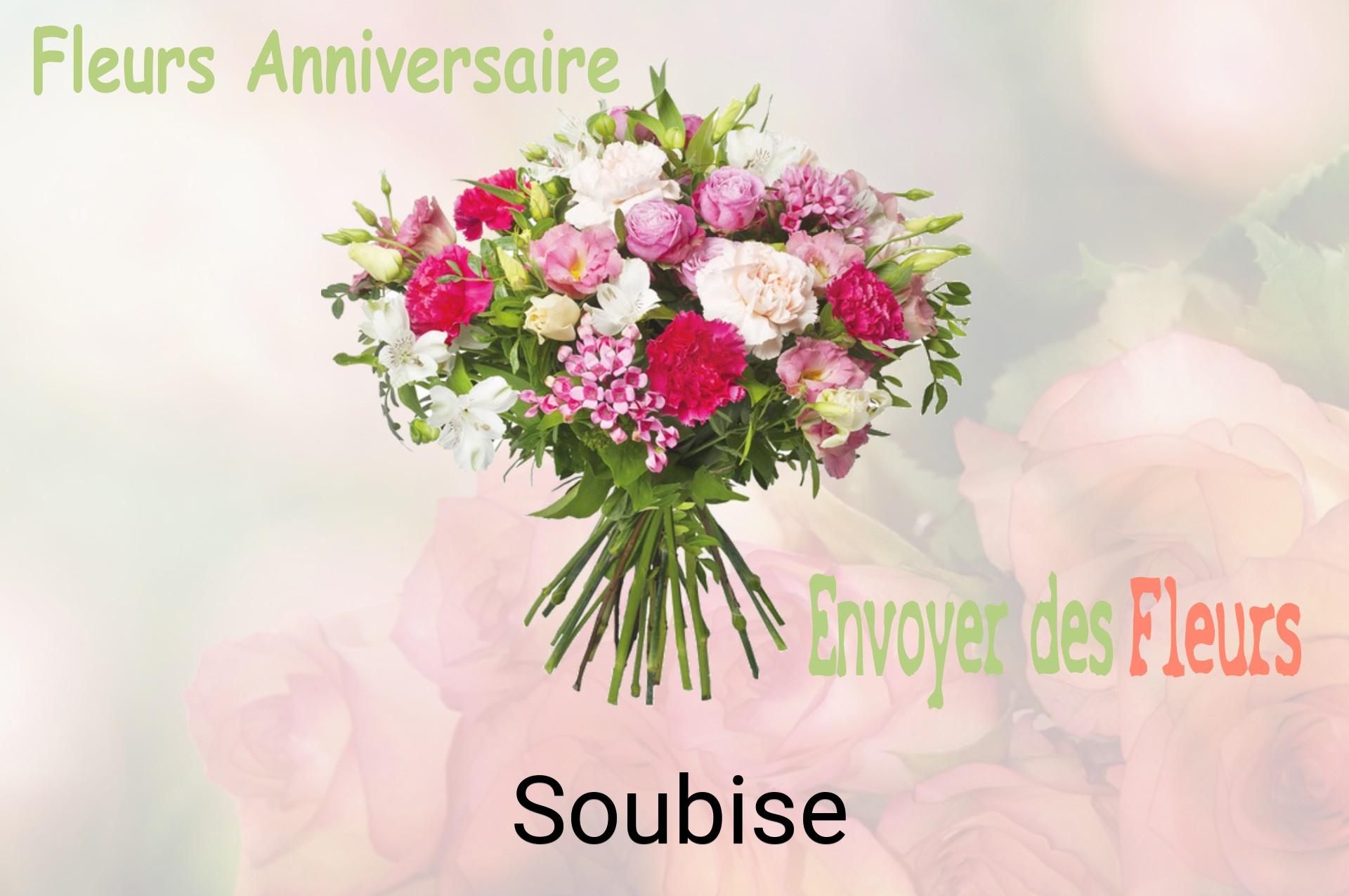 Bouquet de fleurs d’anniversaire livré à Soubise